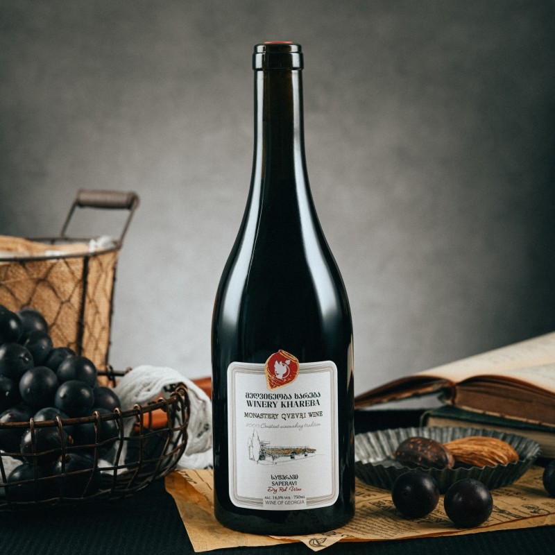格鲁吉亚进口干红葡萄酒原瓶原装红酒萨别拉维礼盒装送礼宴请正品