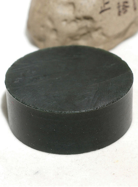 162.2克黑碧玉镯芯◆新疆和田玉籽料原石原料◆天然真皮籽玉◆