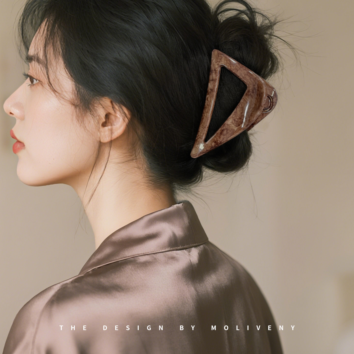 时尚三角发夹女后脑勺盘发鲨鱼夹发卡夹子头饰高级感大理石纹抓夹,饰品/流行首饰/时尚饰品新,发饰,淘宝优惠券,粉丝福利购,淘宝优惠卷