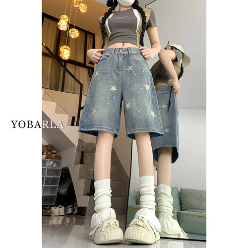 修饰各种腿型，百搭显瘦牛仔短裤