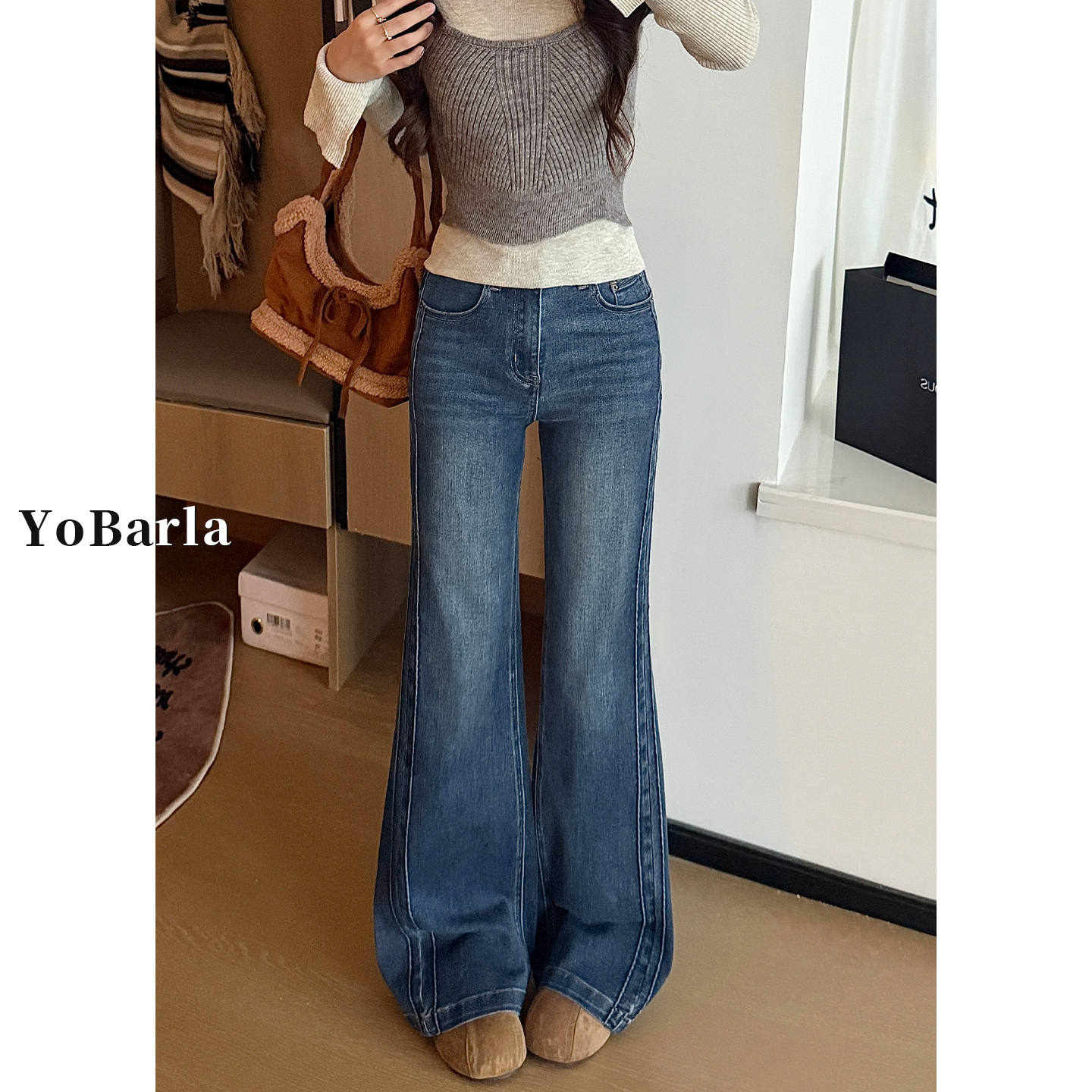 修饰各种腿型，百搭显瘦的牛仔裤