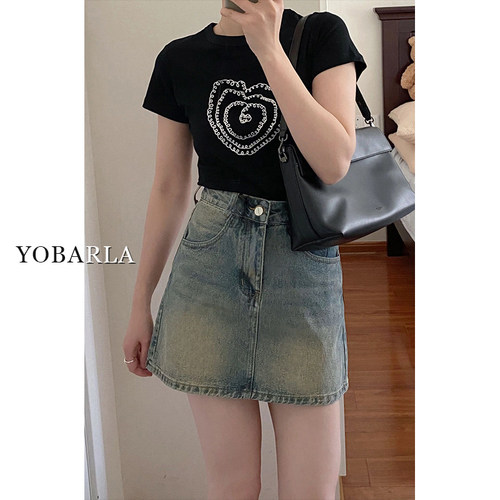 谁穿谁好看，闭眼入的牛仔短裙