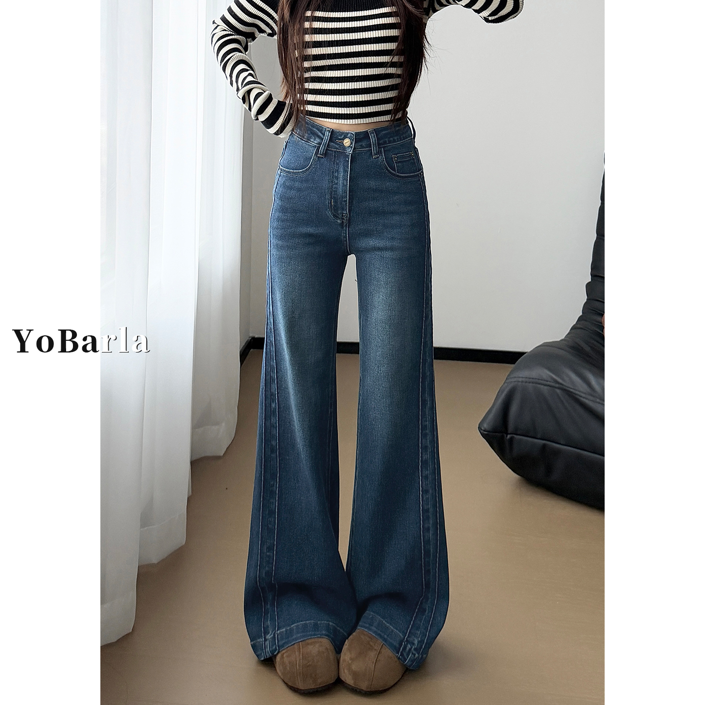 修饰各种腿型，百搭显瘦的牛仔裤