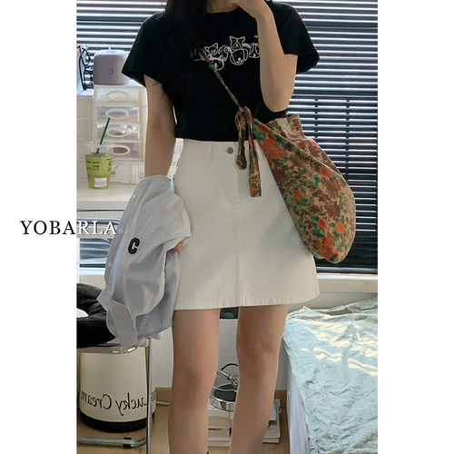 巨显瘦，谁穿谁好看的白色短裙