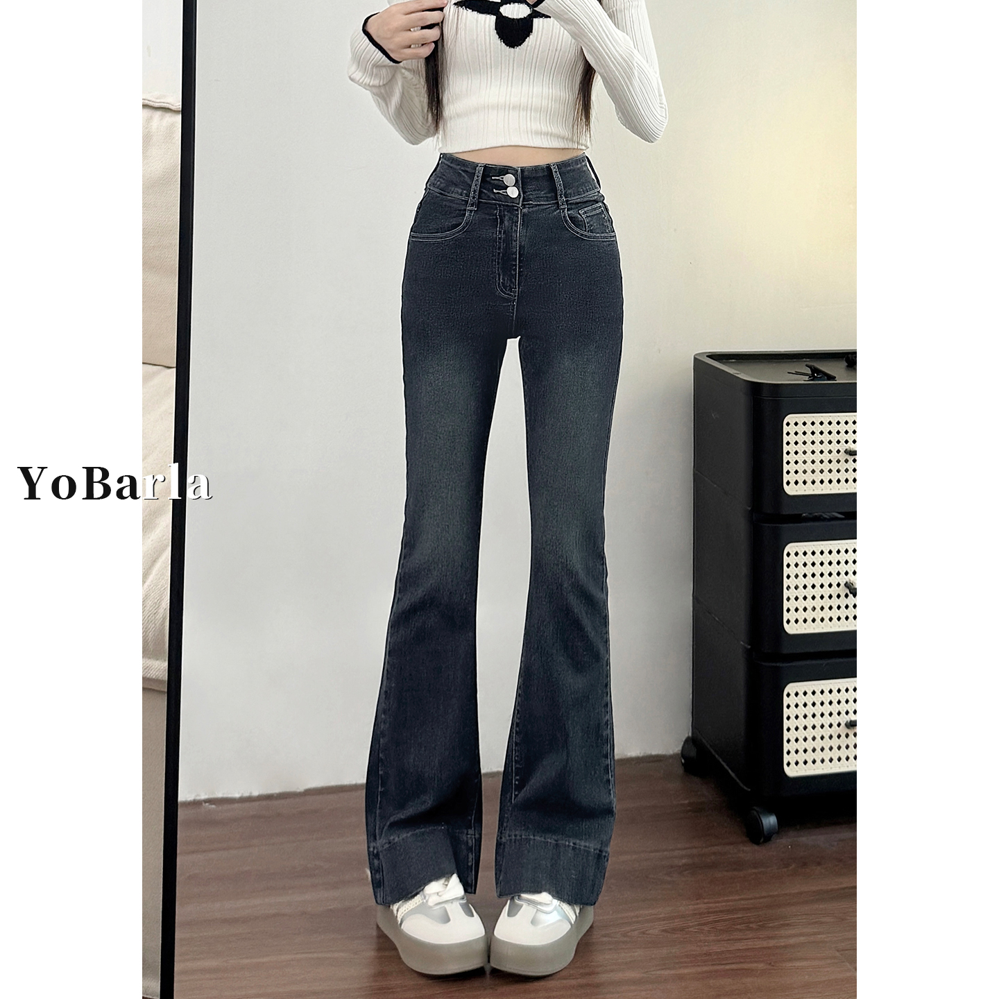 谁穿谁好看，百搭显瘦款牛仔裤