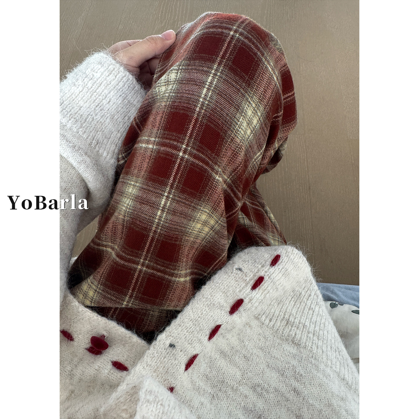 修饰腿型，百搭显瘦的格子休闲裤