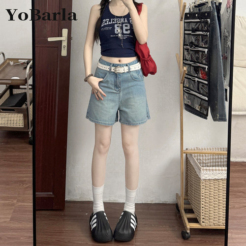 谁穿谁好看，百搭显瘦的牛仔短裤