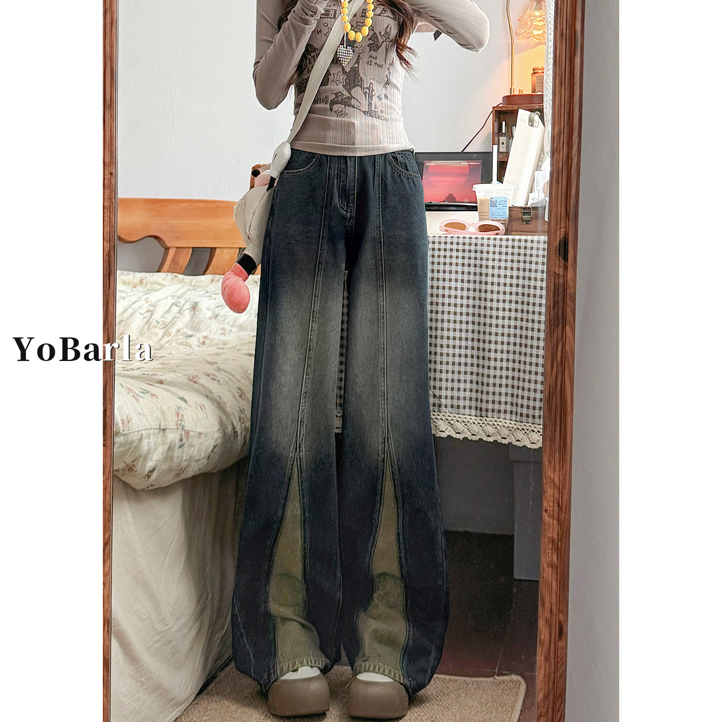 修饰腿型，百搭显瘦的牛仔裤