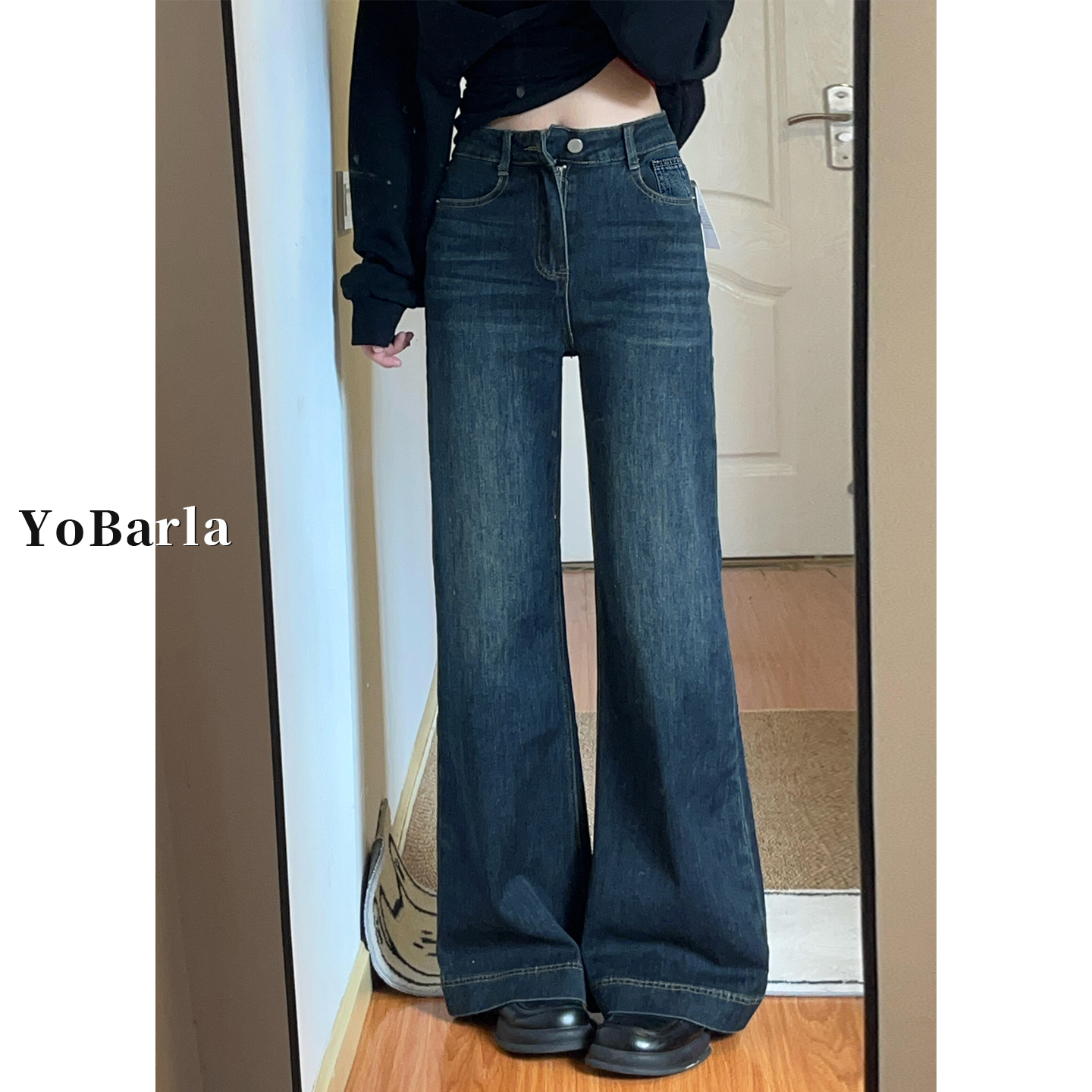 修饰各种腿型，超显瘦的牛仔裤