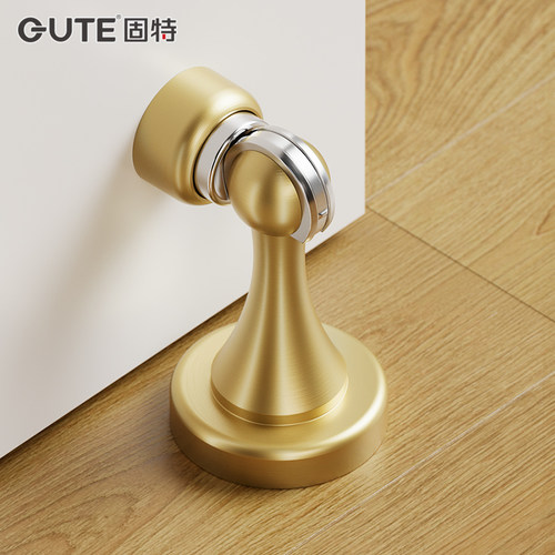 固特黄铜门吸强磁吸力地吸