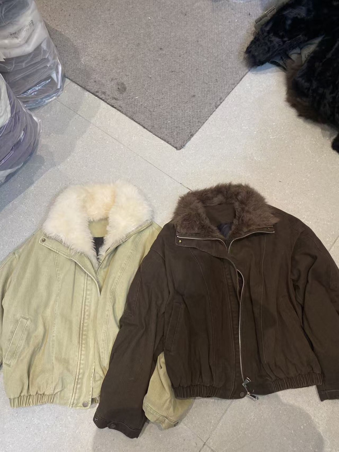 7007新品高品质韩系真毛毛领短款羽绒服女冬季新款加厚派克服