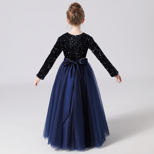 儿童指挥演出服高端礼服公主裙女童主持人晚礼服中大童音乐会礼服