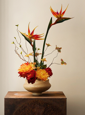 海虹雅林摆件客厅轻奢高档仿真花乔迁礼物玄关装饰客厅氛围感好物