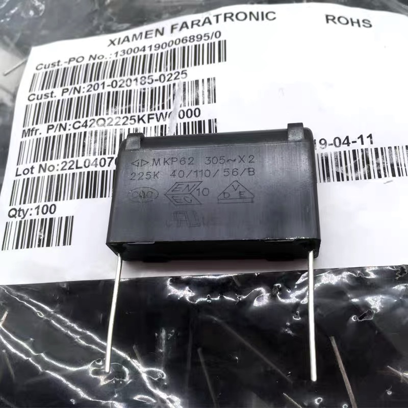 GD 原装 厦门法拉 MKP62 2.2uf 225 2u2 305v 275v 薄膜电容 38mm