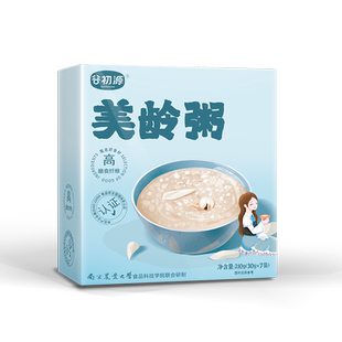 谷初源南京美龄粥燕麦八宝粥营养山药百合即食美玲粥早餐冲饮谷物
