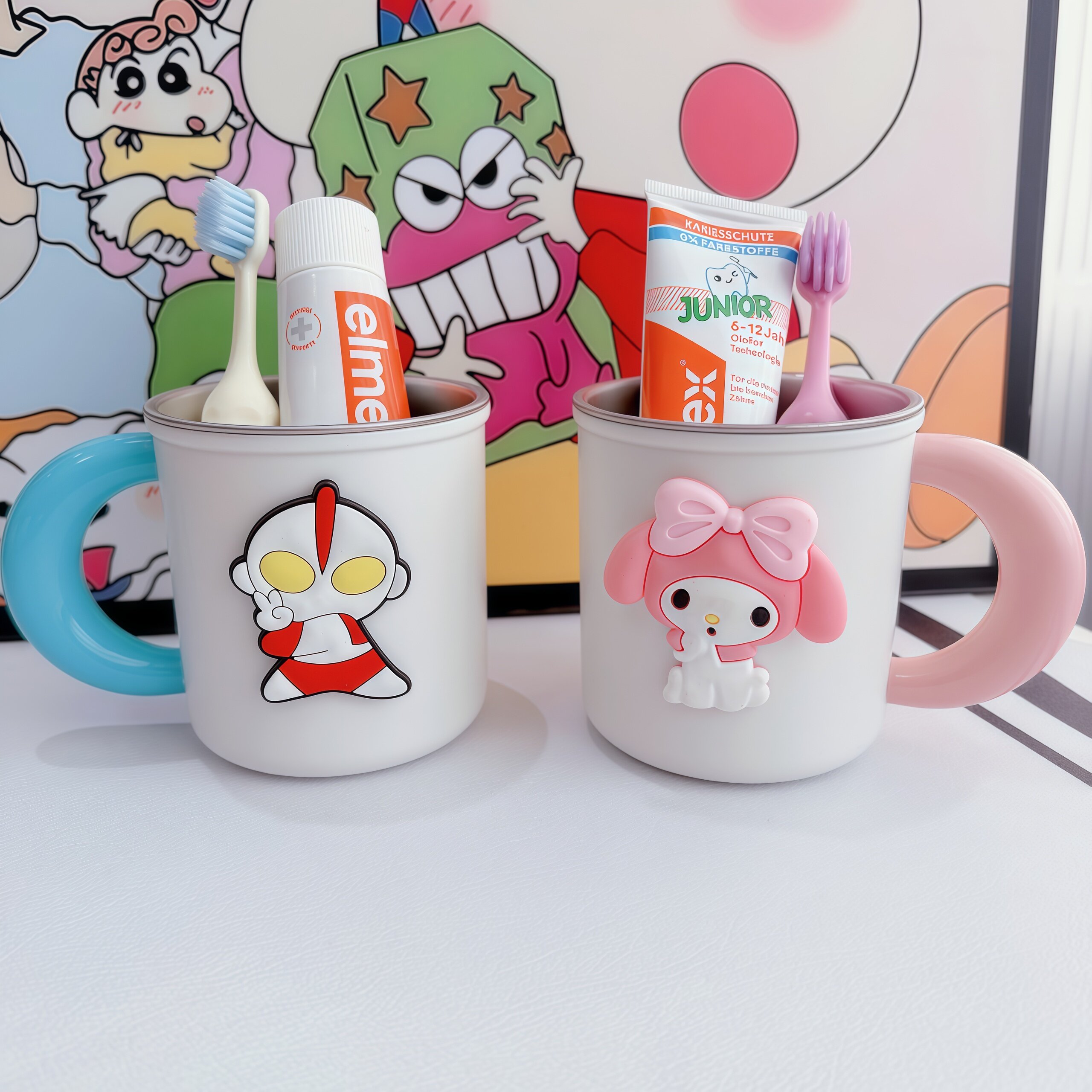 儿童316不锈钢防霉卡通漱口杯