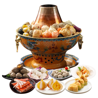 [任选6件更划算]玖嘉久家庭火锅食材海鸭蛋虾丸鱼丸鱼豆腐糯三拼