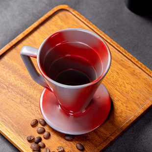 手冲咖啡滤杯V30陶瓷滴漏式过滤器小脆筒V60一人份甜筒30°滤杯27