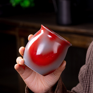 复古手握杯拉花杯 陶瓷咖啡杯家用手冲咖啡闻香杯高颜值聚香杯日式