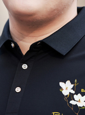 2-10XL纯棉T恤男胖子短袖夏季男士印花宽松加肥加大400斤衣服半袖