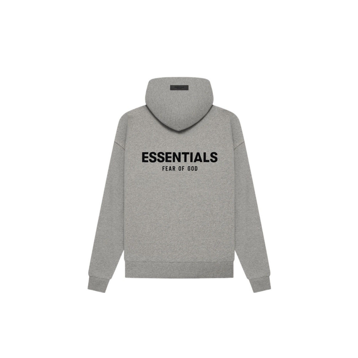 22SS-高端原厂Essentials跨境前后植绒印花男士连帽潮牌宽松连帽