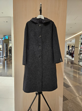 全韩百货 DEVASTEE 韩国代购 2025冬 毛呢外套 DFFDVCT02 5K18