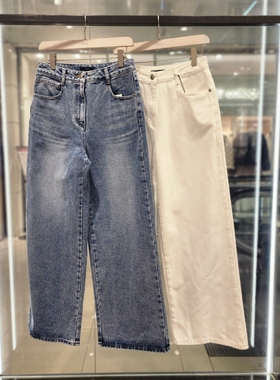 COTA韩国代购 ZOOC 2026春 百搭牛仔长裤 Z261PSA402 6B14