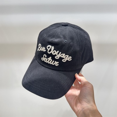 不退换全韩百货SATUR韩国代购 2025秋 棒球帽 SA255UAP04 5J11