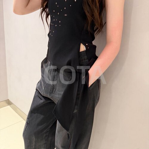 不退换COTA韩国代购TREEMINGBIRD2026春牛仔裤 TM2613DN004M 6C25