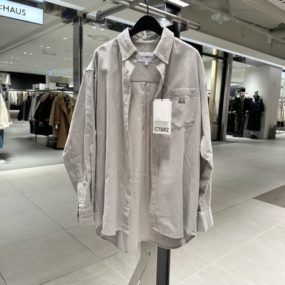 不退换全韩百货CITYBREEZE韩代2025冬 休闲衬衫 CUG4WS01 5L06