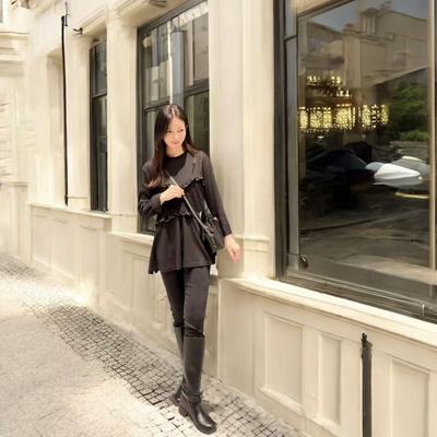 不退换COTA韩国代购LUCKYCHOUETTE25秋休闲裤 LFPD-W25310 5J15