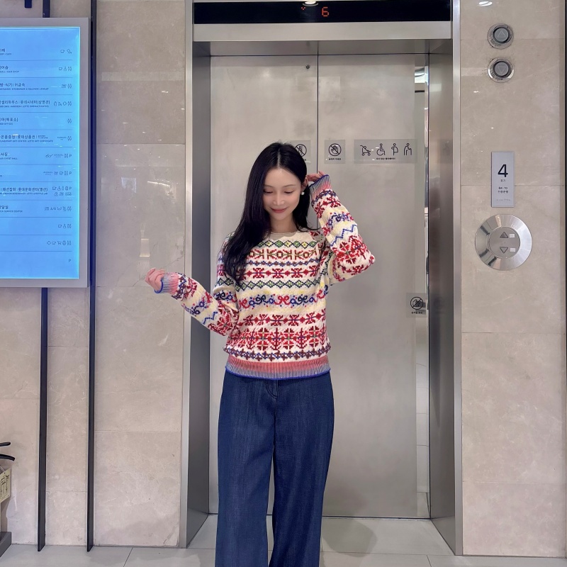 【小恩推荐】全韩 BENETTON 韩代 2025秋 针织衫 BAKP51-561 5K05