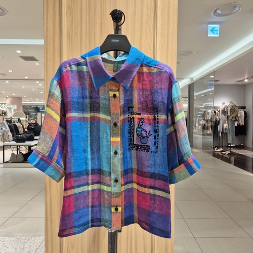 COTA韩国代购BENETTON 2026夏时尚衬衫 BABL65-631 6D20