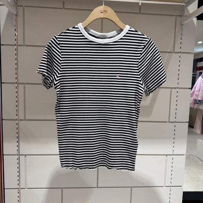 不退换COTA韩国代购TOMMYJEANS2026春女T恤T32G1TTO53TWT1 6C17