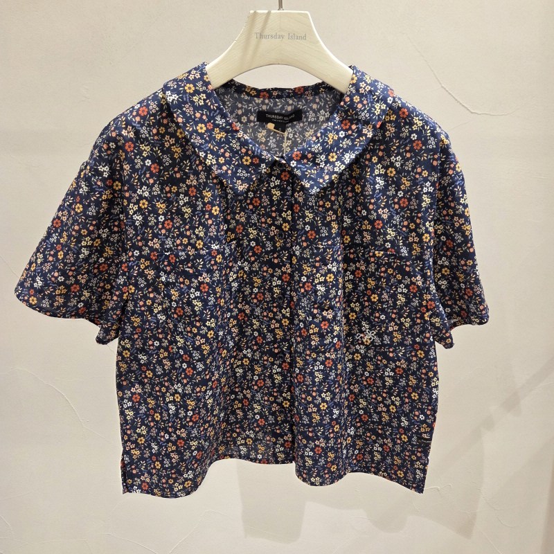 不退换COTA 韩国代购THURSDAYISLAND春衬衫 T264MBL292W 6D04