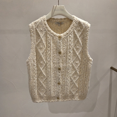 不退换全韩 THURSDAYISLAND 韩代25秋马夹 T258MVT237W 5J28