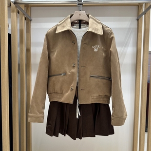 不退换全韩百货 SATUR 韩国代购2025秋 外套 SA253WJP03 5J06