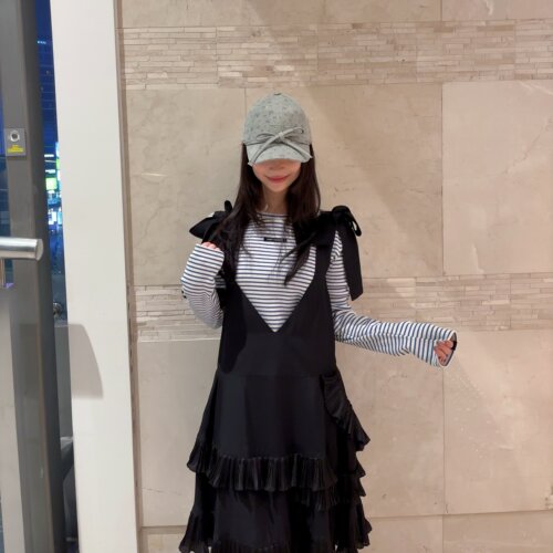 不退换COTA韩国 LUCKYCHOUETTE 2026春连衣裙 LFDA-S26225 6B11