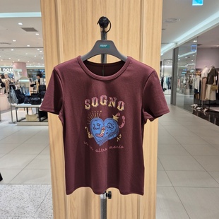 2025秋 韩国代购 休闲T恤 BATS03 5I12 全韩百货 541 BENETTON