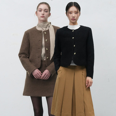 不退换全韩百货GENERALIDEA韩国代购25冬外套 WBE4L55506 5K14