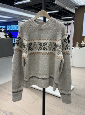 不退换全韩 DEPOUND 韩国代购2025秋针织衫 DP259OPO008M 5J25