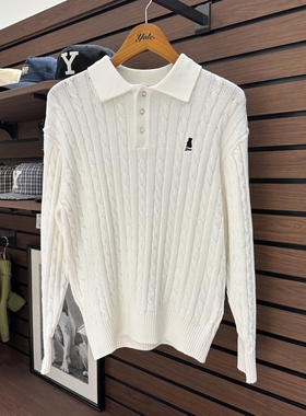 不退换COTA韩国代购YALE 2025冬针织衫 YEF1KT101A(SA) 6A01