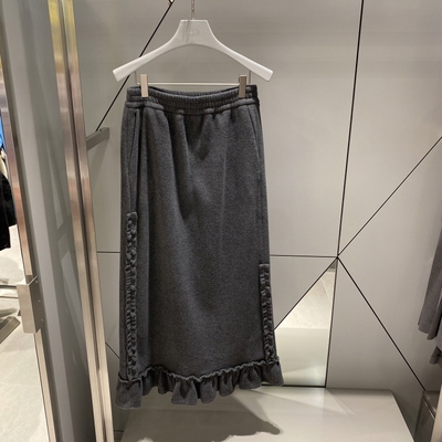 不退换COTA韩国代购LUCKYCHOUETTE25秋半身裙 LFKA-W25330 5J15