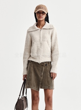 不退换全韩 MATINKIM韩国代购2025冬毛针织衫 MK259OCD025M 5K15