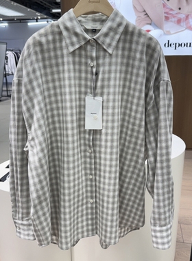 不退换COTA 韩国代购 DEPOUND 2026春 衬衫 DP2612SH001M 6B04
