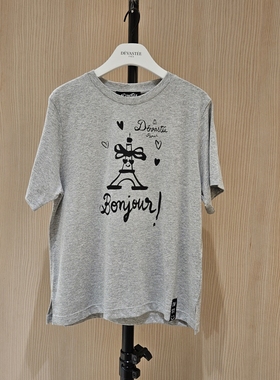 全韩百货 DEVASTEE 韩国代购 2025秋时尚T恤 DFFDVTP08 5H26