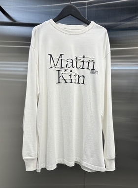 不退换全韩 MATINKIM韩国代购2025秋T恤 MK259OTS084M  5J08