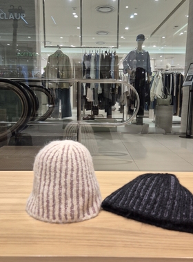 全韩百货 BENETTON 韩国代购2025秋 时尚针织帽 BCCP53-561 5I12