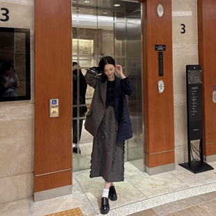 秋 不退换全韩LUCKYCHOUETTE 外套 LFJA 5I18 W25260 小恩推荐