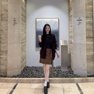 W25220 不退换全韩LUCKYCHOUETTE韩代25秋针织LFWC 小恩推荐